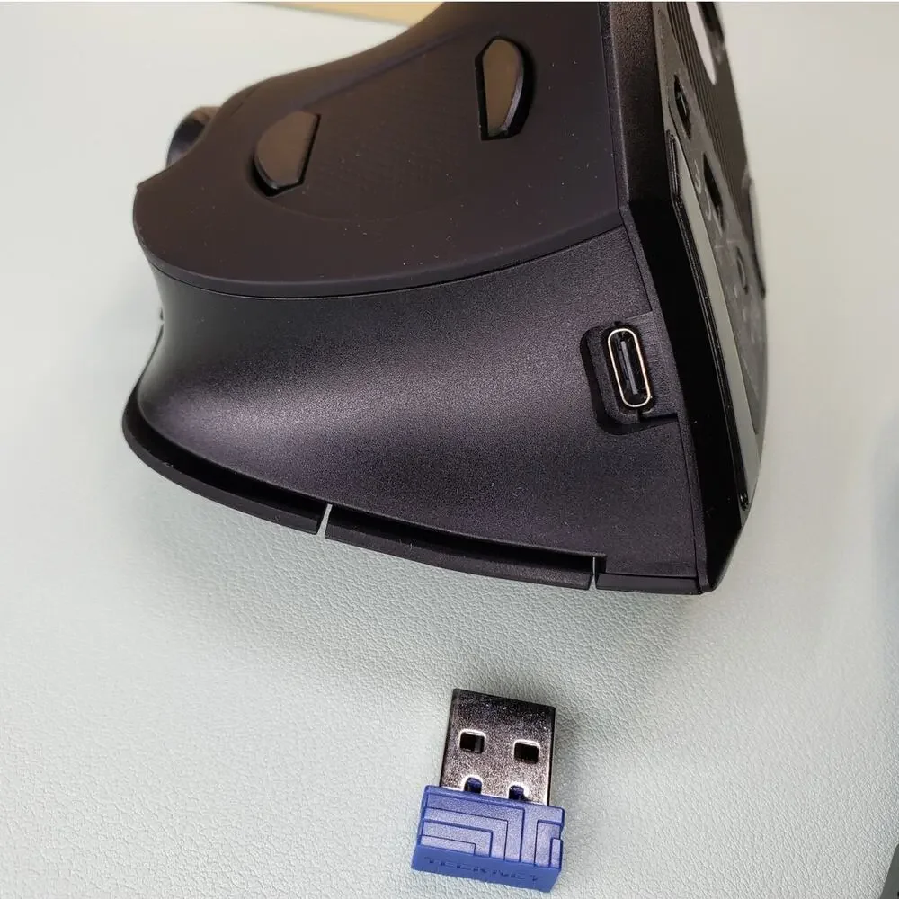 Ergonomic Bluetooth Mouse Rechargeable BT 5.0/5.0+2.4G Vertical Wireless